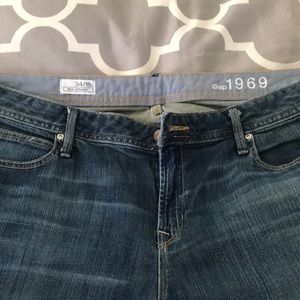 Gap 34/18L Real Straight Jeans
